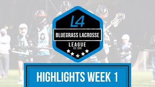 BLL Week 1  Inside the Bluegrass Lacrosse League [upl. by Ennyl]