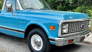 1972 Chevrolet Truck Vintage Air install complete [upl. by Nahs]