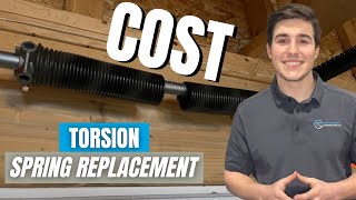 How Much Does a Garage Door Torsion Spring Replacement Cost in 2023  TC Garage Door [upl. by Thompson436]