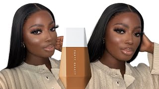 FENTY BEAUTY SKIN TINTSLETS TALK ABOUT IT  EAZE DROP BLURRING SKIN TINT SHADE 22  BEAUTYBYBEMI [upl. by Armand]