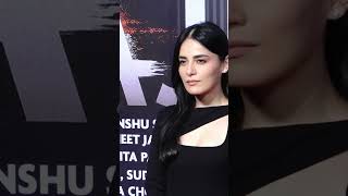 Radhika Madan SLAYING in black dress at Ulajh premiere 🔥 radhikamadan black ulajh viralvideo [upl. by Morell]