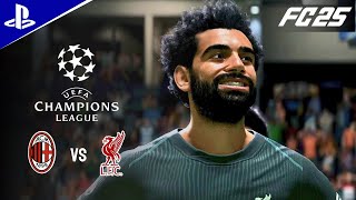 FC 25  AC MILAN vs LIVERPOOL  Mohamed Salah 4K60 [upl. by Auberbach768]