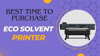 अब आपको भी Eco Solvent Printer खरीद लेना चाहिए  This is best time to purchase Eco Solvent Machine [upl. by Gaudet]