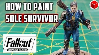 Painting Fallout Miniatures  Male Sole Survivor [upl. by Bloem204]