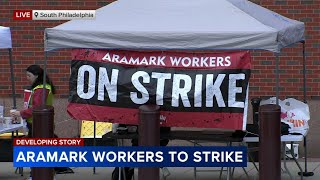 Aramark workers to strike against all 3 Philadelphia sports stadiums [upl. by Aicia927]