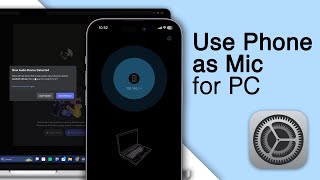 How To Use Phone As Mic For PC 2024 [upl. by Siulegroj810]