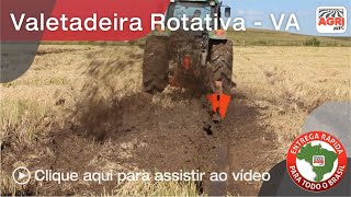 Implemento Agrícola  Valetadeira Rotativa VA  Agrimec [upl. by Anelhtac]