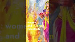 What is jauhar and why did Hindu women use to perform it historyytshorts trending [upl. by Suirtimed]