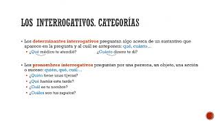 Relativos interrogativos exclamativos e interjecciones [upl. by Tamma]