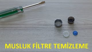 COK BASİT MUSLUK FİLTRESİ PERLATÖR NASIL TEMİZLENİR  HOW TO CLEAN THE FAUCET [upl. by Nairoc]