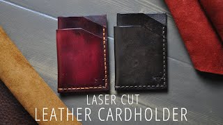 Making a Laser Cut Leather Cardholder [upl. by Benita63]