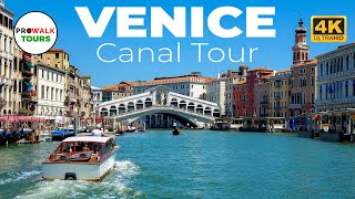 Venice Italy Canal Tour  Beautiful Scenery [upl. by Evanthe953]