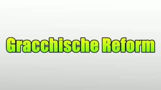 Gracchische Reform [upl. by Ahsirt]