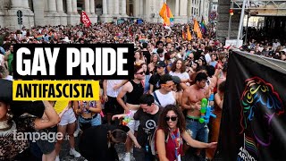 Gay Pride a Napoli quotUn pride antifascista contro ogni forma dodioquot [upl. by Neelak]