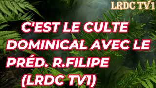 LA PROMESSE DU SAINT ESPRIT CULTE DOMINICAL DU 18082024 AVEC LE PRÉDRFILIPE SUR LRDC TV1culte [upl. by Devlen]