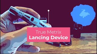 True Metrix Lancing Device Instructions  How to use Lancets [upl. by Atnoid]