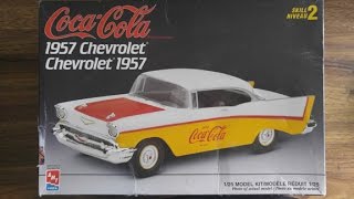 Model Kit Review  AMT Coca Cola 57 Chevy 030716 [upl. by Addy114]