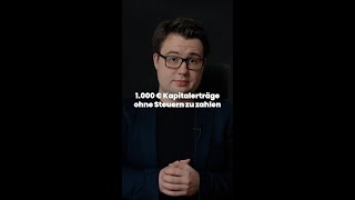 Mehr Kapitalerträge steuerfrei Erhöhung des SparerPauschbetrags auf 1000 € geplant shorts [upl. by Hulda879]