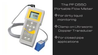 Micronics The PF D550 Portable Flow Meter [upl. by Hcirteid44]