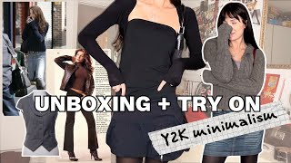 Unboxing  styling vintage 2000’s minimalism ˚୨୧⋆｡˚ ⋆ Filippa K Uniqlo elevated basics for fall [upl. by Caitrin]