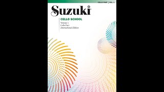 Suzuki Cello Book 1  Rigadoon piano accompaniment [upl. by Riha]