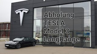 TESLA Model 3 2021 Long Range  Abholung im TESLA Center Regensburg  Obertraubling [upl. by Nilkoorb]