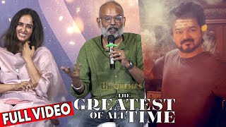 Full Video  GOAT Trailer Launch  GOAT Press Meet  Thalapathy Vijay Venkat Prabhu Archana [upl. by Parker]