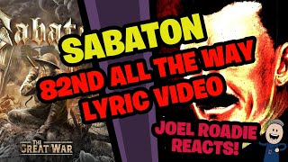 SABATON  82nd All the Way Official Lyric Video  Roadie Reacts [upl. by Vasilek]