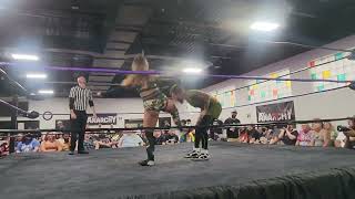 Mat Fitchett vs Laynie Luck St louis Anarchy part 1 wrestling prowrestling wwe aew nxt gcw [upl. by Adnocahs]