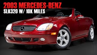 2003 MercedesBenz SLK320 with 10760 Miles [upl. by Odlanier]