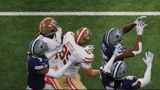 Madden 22 Sim San Francisco 49ers Vs Dallas Cowboys [upl. by Misha]