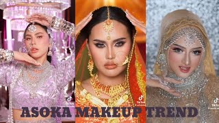 ASOKA BRIDAL MAKEUP TREND  TIKTOK COMPILATION [upl. by Ecnarret755]