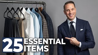 The ULTIMATE Beginner’s Capsule Wardrobe  25 Men’s Wardrobe Essentials [upl. by Aivatan82]