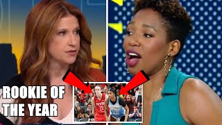 Monica McNutt Rachel Nichols ACCUSED Of Picking RACE In Caitlin Clark Angel Reese ROY Convo [upl. by Riddle159]