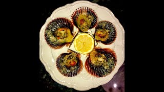 Ricetta capesante gratinate  Recipe scallops gratin [upl. by Attesor370]