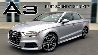 BEST SOUNDING 20T Audi A3 with Valvetronic Designs Universal T Style Muffler [upl. by Nira675]