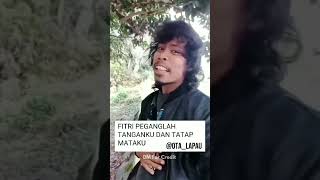 fitri peganglah tanganku 🤣 viralvideo memengeselintapibikintawa funny shortsvideo shorts funy [upl. by Arreip]