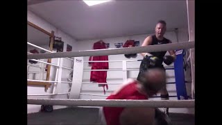 Masters Boxing Fight Sparring Training Heavyweight KO [upl. by Nadler]