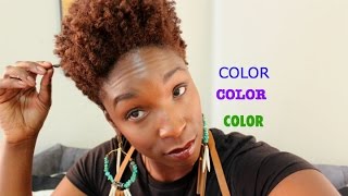 Hair COLOR Vlog Pros amp Cons My Experience  Type 4 Hair [upl. by Snej]