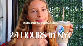 NYC VLOG 24 hours in NYC coffee shops what I ate fall in nyc [upl. by Earle]