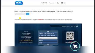 How To Change Portal  URL  In Smart STB Though Bar Code [upl. by Caines432]