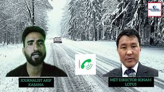 Latest weather updates for jammu and kashmir with Met director Sonam lotus [upl. by Samala]