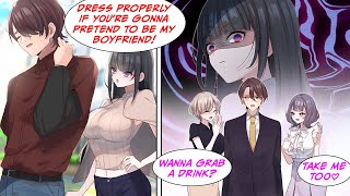 Manga Dub FAKE DATING THE OFFICE BEAUTY She Made Me Change My Look Now Every Girl Wants Me [upl. by Naejarual]