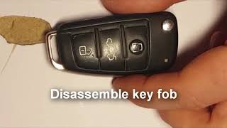 Audi A1 A2 A3 A4 A5 A6 A7 A8 remote key fob not working repair battery replacement [upl. by Yffub587]