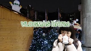 일본 집에서 크리스마스 파티  VLOGMAS DAY 24 [upl. by Aiselad935]