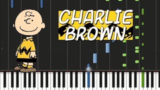 The Charlie Brown  Theme Song Synthesia Tutorial [upl. by Holt]