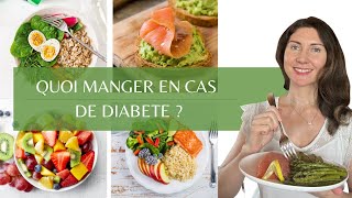 Quoi manger en cas de diabète [upl. by Kurzawa431]