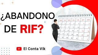 📆⚖️Duración y Abandono del RIF en 2024 Todo lo que necesitas saber para calcular los años en RIF [upl. by Roze572]