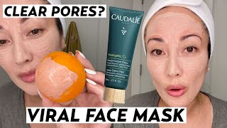 Does This Viral Face Mask Really Clear Your Pores Caudalie Vinergetic C Instant Detox Mask Review [upl. by Annaed708]