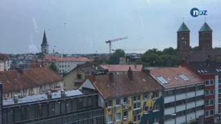 Ein Blick aus der NOZRedaktion Unwetter über Osnabrück [upl. by Eimas]